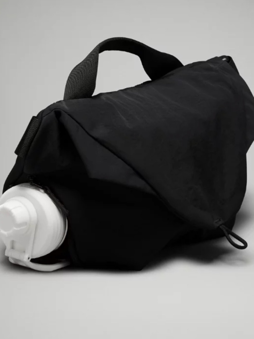 lululemon athletica Black Crossbody Sling with Bottle Pocket